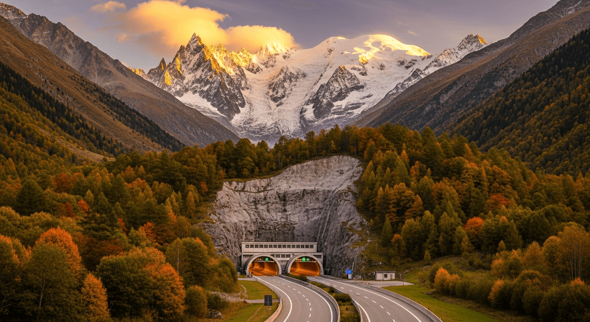 The Mont Blanc Tunnel and Italian Entry road trip