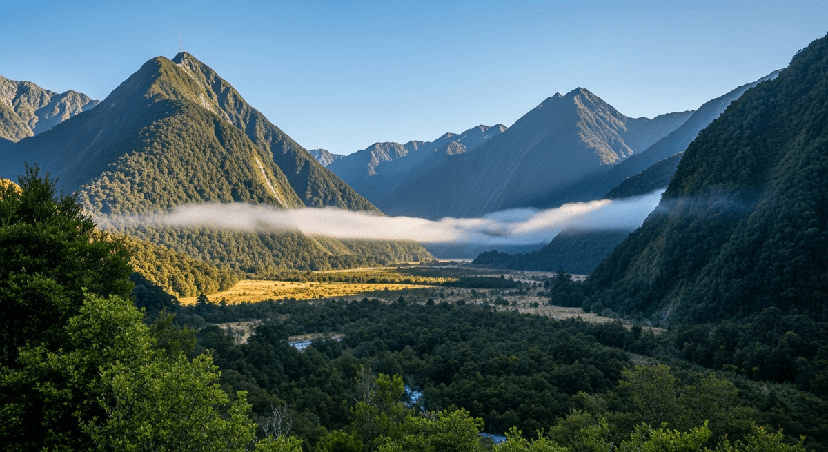 Knobs Flat and the Hollyford Valley road trip